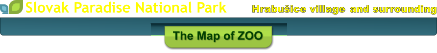 Hrabuice village and surrounding Slovak Paradise National Park The Map of ZOO